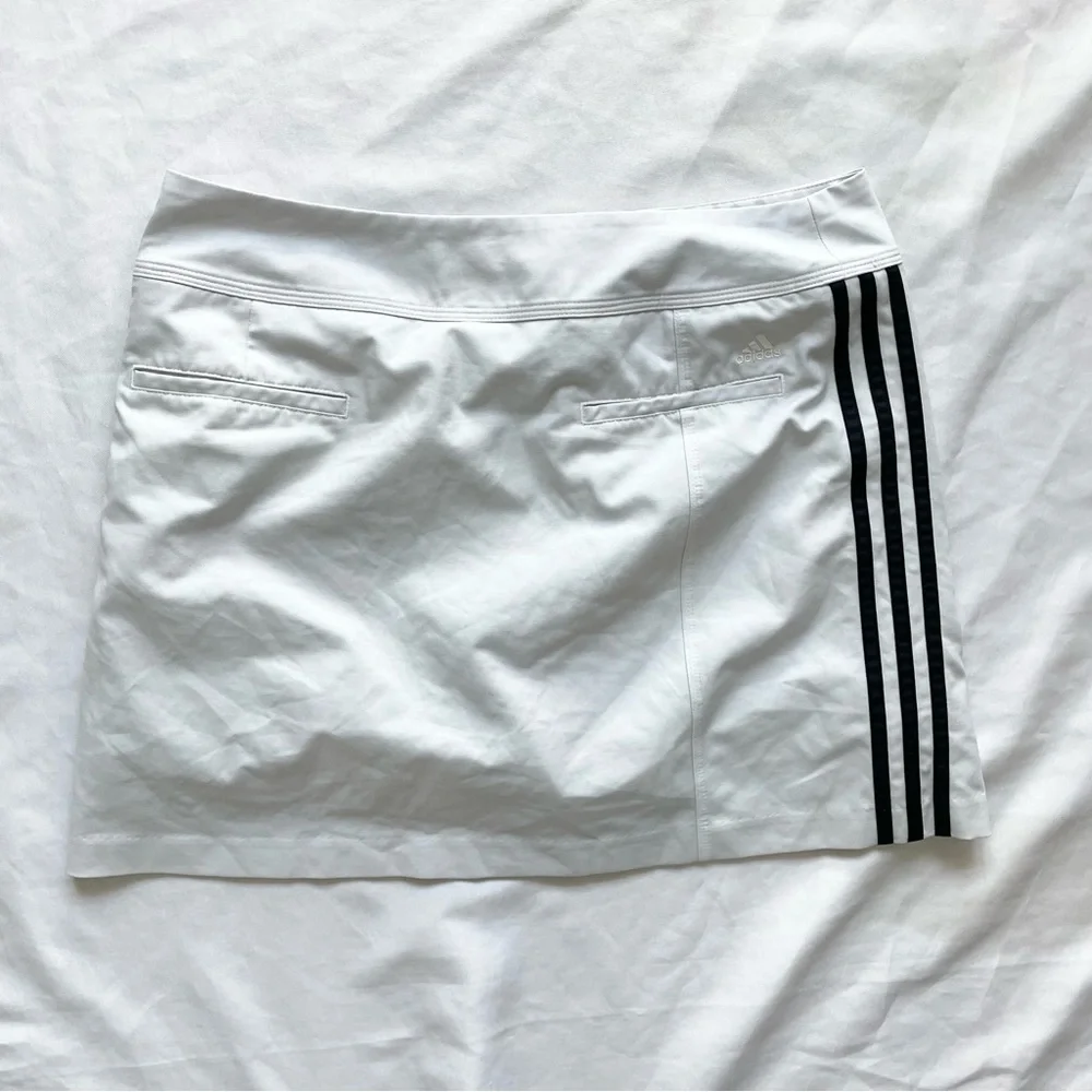 Adidas Light Grey Tennis Skirt Size 8 - Picture 3 of 6